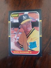 2007 Leaf BASEBALL MARK McGWIRE RATED ROOKIE RC