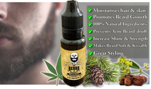 Beard Conditioning Oil & Beard Balm Combo Set Mens Beard Grooming Styling Kit - Picture 7 of 11