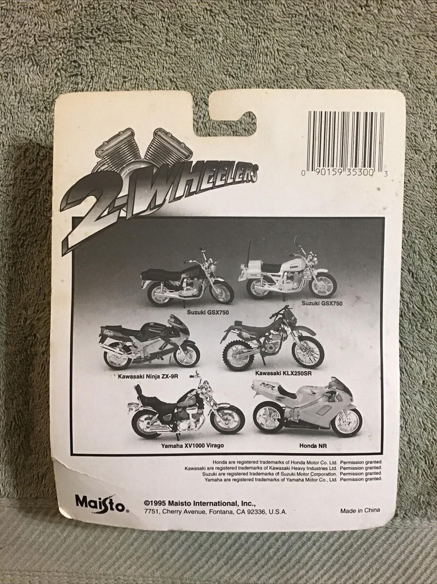 鈴木 1995 Maisto 2-Wheelers 1:18 Scale Diecast Motorcycle Suzuki