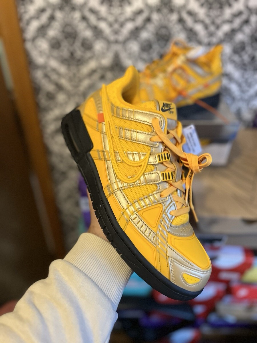 air force x off white university gold