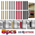 8Pcs Refrigerator Door Handle Cover Kitchen Appliance Protector Smudges Decor US