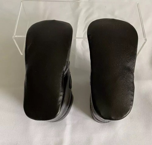 Baby Boys SEVVAPatent Leather Pram Shoes Bootie infant Size UK 1 EU 17 NEW - Picture 9 of 9