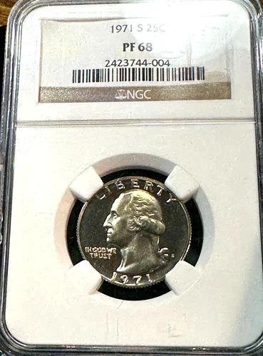 1971-S Washington Quarter NGC PF68 Best Price on Ebay* CHRC