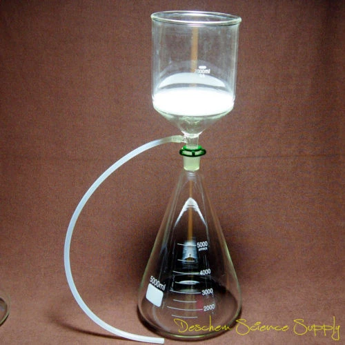 Lab Glass Vacuum Suction Filter Kit,2L Buchner Funnel & 5 L Flask 5000ml,24/40, - Image 2 of 3