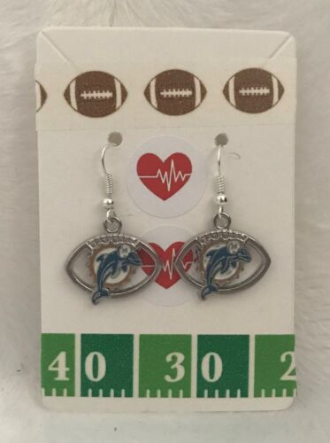 Football Team Earrings U Choose Style and Team! On Gift Card! - Picture 4 of 101