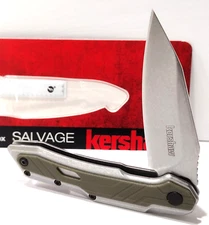 KERSHAW KS1369 SALVAGE Tactical Spring Open Assisted Folding Pocket Knife EDC