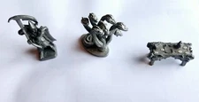 VTG Ral Partha Miniature Pewter Figurines Snakes Medieval - QTY 3