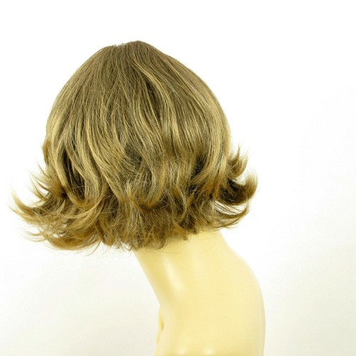 Perruque femme courte châtain méché doré EDWIGE 6T24B - Imagen 5 de 9