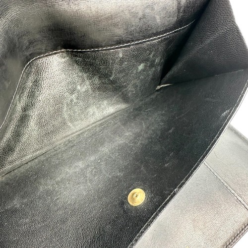 CELINE Wallet Horse Carriage Black Leather JAPAN ** RARE! ** - Picture 5 of 19