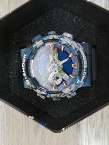 CASIO G-SHOCK GM-110EARTH-1A model of Earth