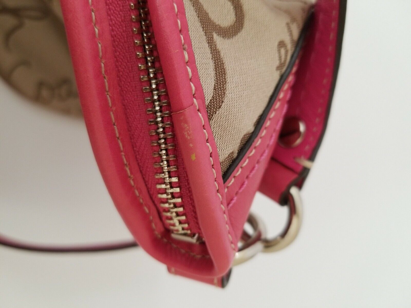 RARE PINK COACH SIGNATURE SATEEN JACQUARD HORSE CARRI… - Gem RARE PINK COACH SIGNATURE SATEEN JACQUARD HORSE CARRI… - Gem