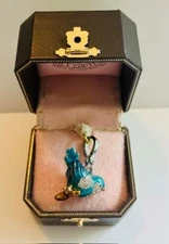 2010 JUICY COUTURE "PAVE BLUE BIRD" CHARM  #YJRU3871