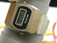 SEARS PHASAR 2000 WORKING ALL STAINLESS STEEL WRIST WATCH WITH ORIGINAL BAND