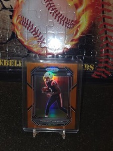 2022 PANINI PRIZM FOOTBALL RC #328 TYQUAN THORNTON Orange/249