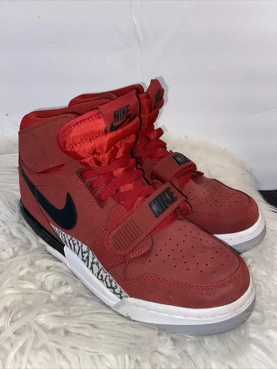 Nike Air Jordan Boys Sneakers AT4040 001 Red Black Zebra Print 7Y
