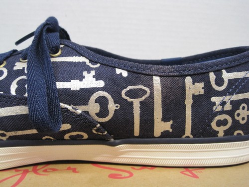 Keds x Taylor Swift Collection blau/silber Schlüssel Turnschuhe Damengröße 10M - Bild 12 von 15