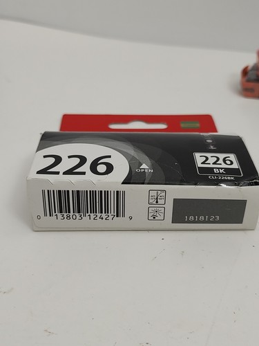 Genuine Canon Pixma 226 Black Ink Cartridge CLI-226BK Lot 3 - Picture 5 of 7