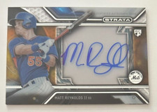 Matt Reynolds Autograph Rookie Card 2016 Topps Strata Baseball New York Mets
