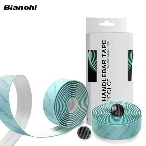 For Bianchi Bar Tape Handlebar Road Bike PU ELASTOMER Black/Blue AU - Picture 14 of 14