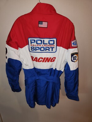 ビンテージ Polo 1992 PRL1 レーシング ジャケット ラルフローレン NWT Ralph Lauren Polo Sport PRL1 Racing Series Jacket