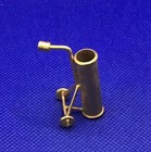 Vintage GOLF BAG Caddy Miniature Working Wheels Brass