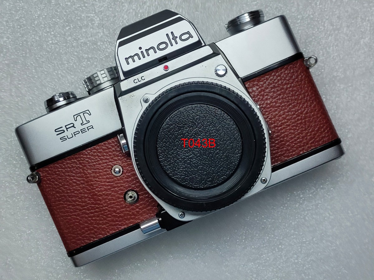 Minolta SRT SUPER replacement skin cover pre-cut self Minolta SRT SUPER replacement skin cover pre-cut self