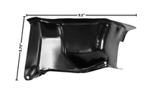 1955-59 Chevrolet Pickup Door Hinge Pillar Pocket Inner Lower - RH New Dii