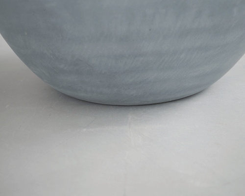Elegant Einrichten | Pflanzkübel | Fiberglas | rund | D34xH12cm | grau. - Bild 6 von 9