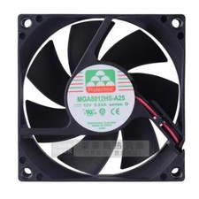 MAGIC MGA8012HS-A25 8025 DC12V 0.24A 8CM 2-Wire Silent Cooling Fan
