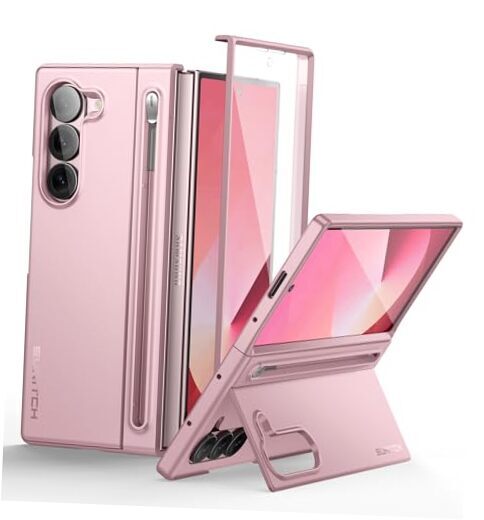 韓国限定 Samsung GALAXY Z FOLD6 ピンク Sペン付き 海外限定、淡いピンク色の「Galaxy Z Fold6」 日本発売も期待