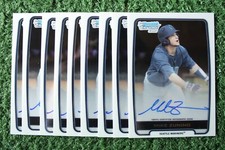 Mike Zunino 9 Card Lot 2012 Bowman Draft Chrome #BCA-MZ 1st Bowman On-Card Auto