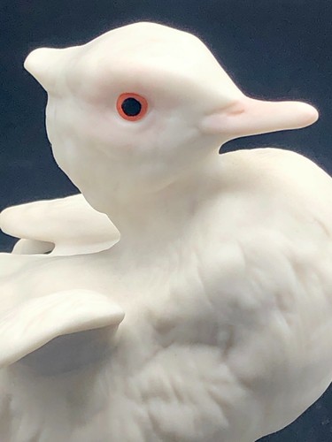 Estatuilla de porcelana Cybis vintage de 1970 patito bebé hermano - Imagen 4 de 6