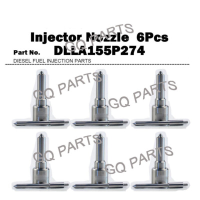 DLLA155P274 6x Injector Nozzle 0433171206 for Cummins 4BT 6BT 0432131840 3919331