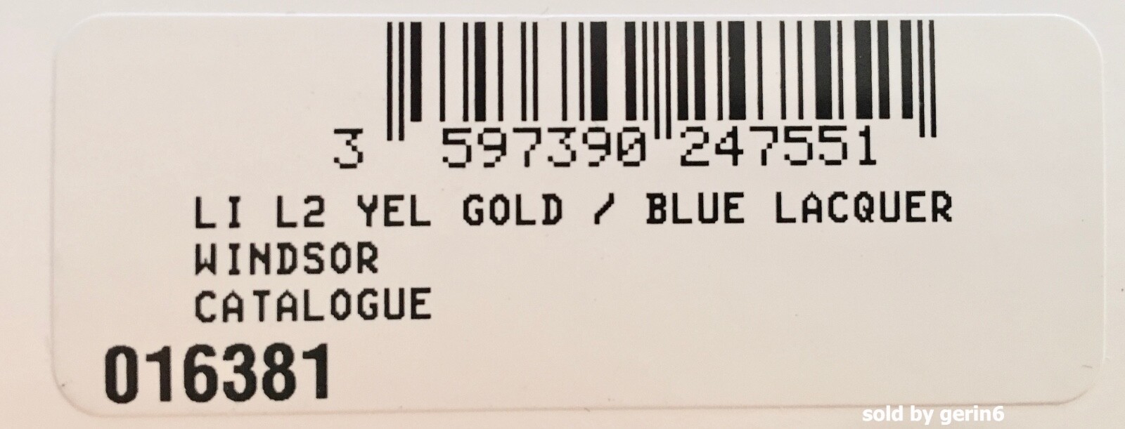 S.T. Dupont Line 2, Gold with Blue Lacquer Lighter, 016381 (16381) New In Box