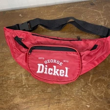 George Dickel Tennessee Whiskey Red Fanny Pack Unused Rare