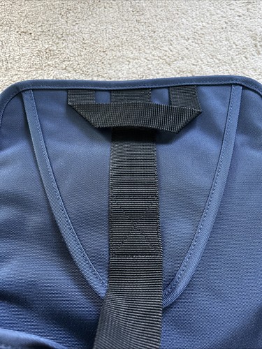NEW Buxton Expedition II Trekker Sling Bag Backpack NAVY BLUE + TAN MSRP $60 - Picture 18 of 20