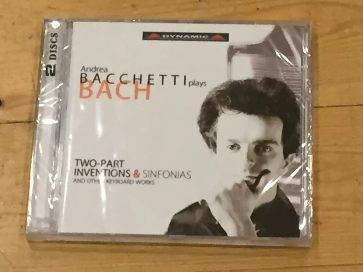 Bach Two-Part Inventions & Sinfonias ANDREA BACCHETTI Piano DYNAMIC CD  SEALED