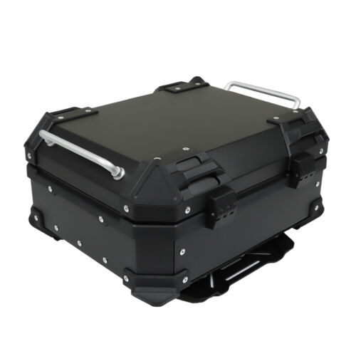 22L Black Motorcycle Luggage Waterproof Tail Box Scooter Trunk Storage Top Case - Picture 8 of 23