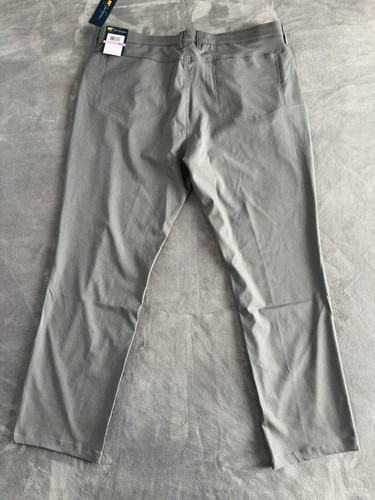 Pantaloni da golf Jack Nicklaus uomo grigi modern fit performance elasticizzati 38x30 nuovi - Foto 8 di 12