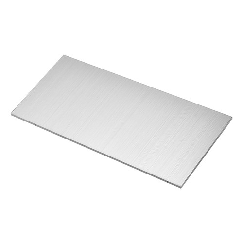 304 Stainless Steel Sheet, 0.12" x 4" x 8" Brushed Finish - for Industry