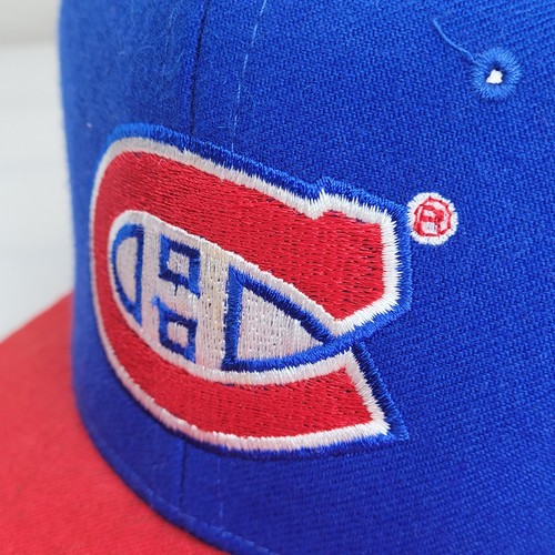 Vintage Montreal Canadiens Snapback Hat Cap Pro Stars NHL - Picture 9 of 11