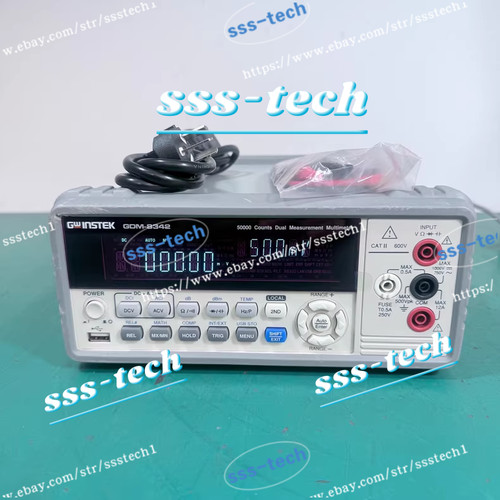 GW Instek GDM-8342 5000COUNTS Dual MEASUREMENT Multimeter/dm - Picture 1 of 4