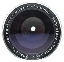 Schneider Retina Tele-Xenar f:4/135mm Kodak Reflex Mount Lens