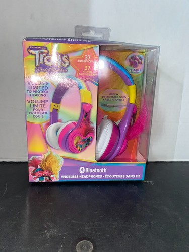 eKids DreamWorks Trolls Band Together Volume Limited Kids Wireless Headphones