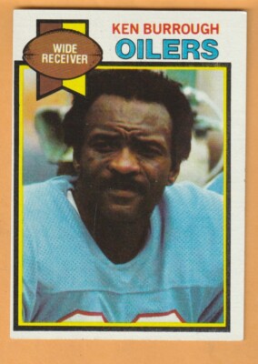 Ken Burrough Houston Oilers 1979 Topps #164 Texas Southern Jacksonville Florida