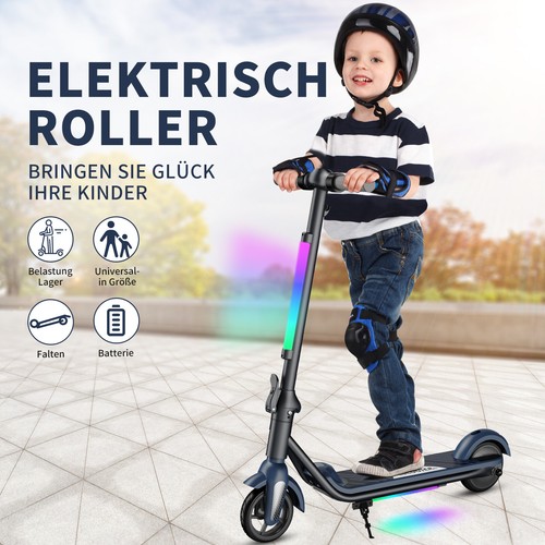Elektroroller Kinder Klappbar Elektroscooter LED-Anzeige Elektro Roller 12km/h - Bild 7 von 29