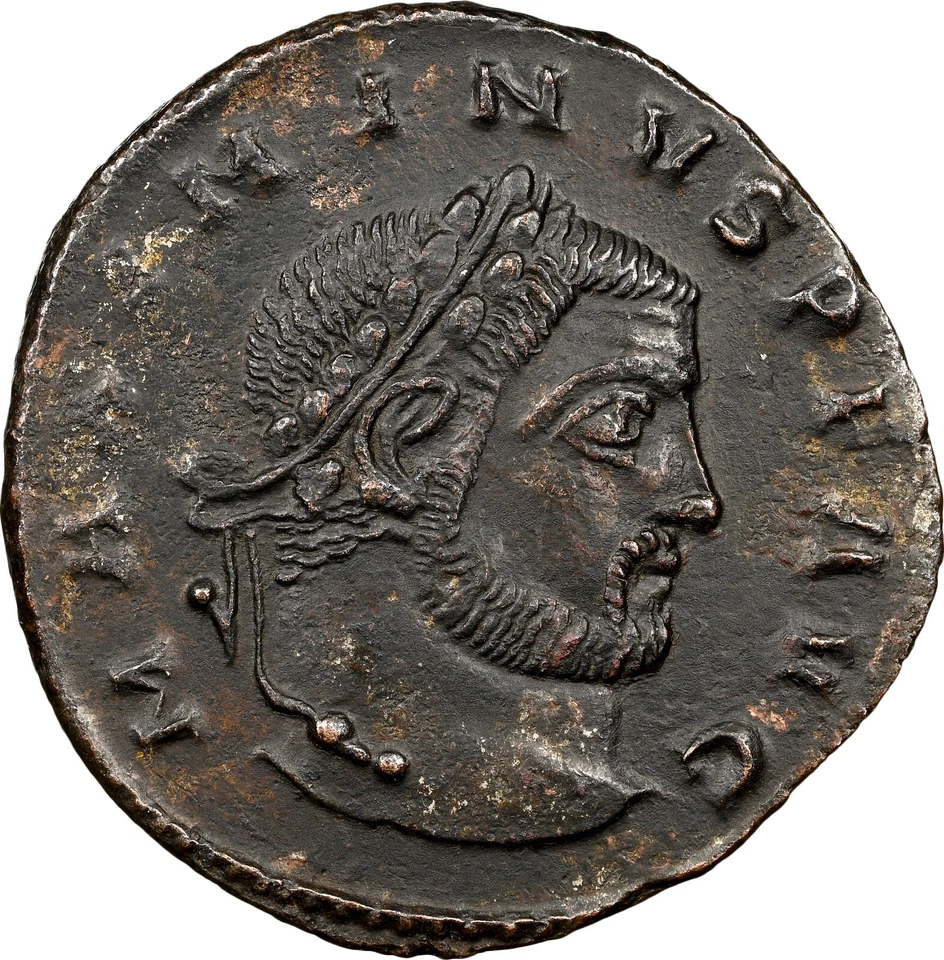 MAXIMINUS II ANCIENT COIN ROMAN. Thessalonica NGC Ch XF. AD 310-313. A1162 - Image 2 of 3