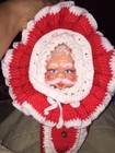 Knitted Santa Claus face wall hanging — photo 3