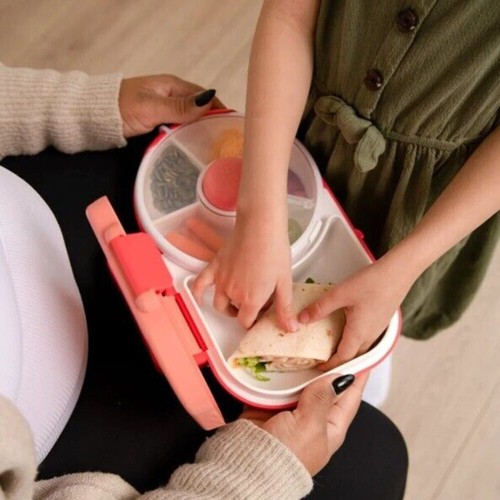 GoBe Snack Spinner Lunchbox Kids Snack Spinner Combo Bento Box - Watermelon Pink - Picture 4 of 4