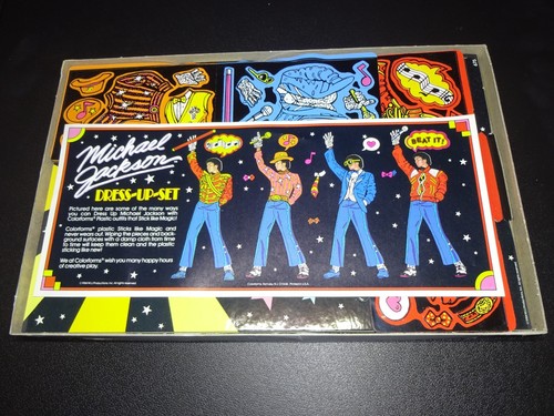 vintage colorforms michael jackson dress up set 1984 - Picture 10 of 23